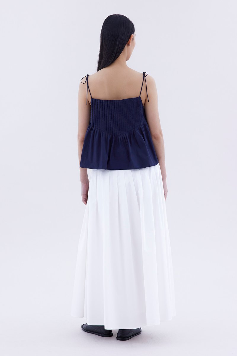 Brenelle Pin-tuck Top