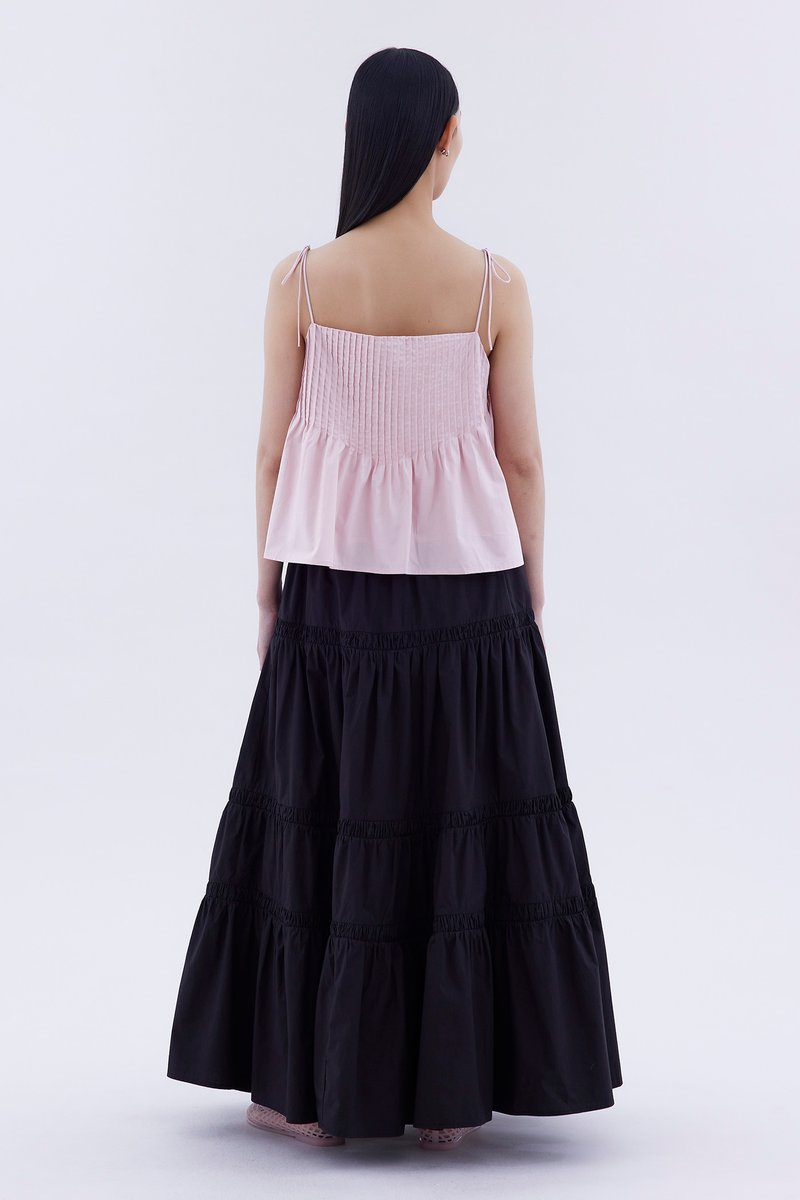 Brenelle Pin-tuck Top