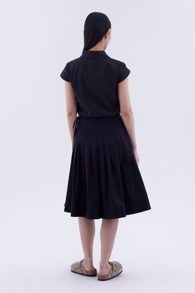 Loona Cap Sleeve Fitted Shirt