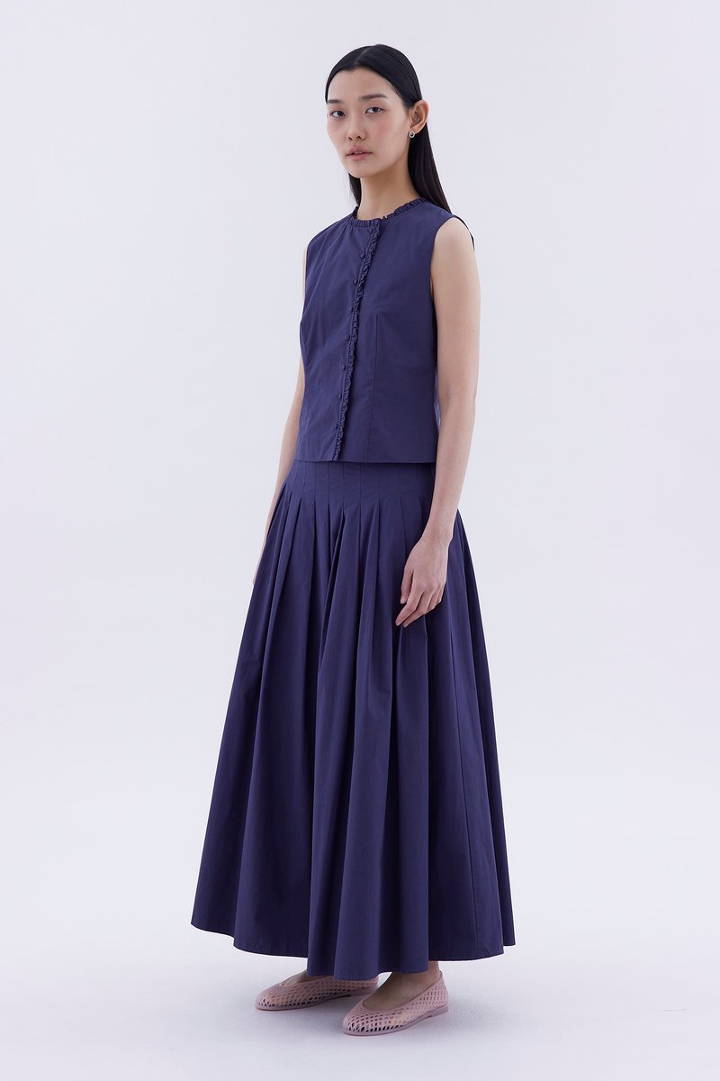 Gisella Ruffle-Trim Top