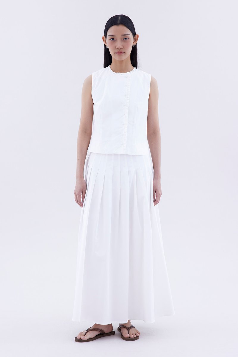 Gisella Ruffle-Trim Top