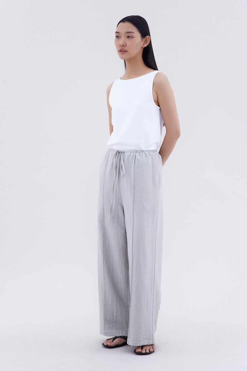 Yara Drawstring Wide-Leg Pants