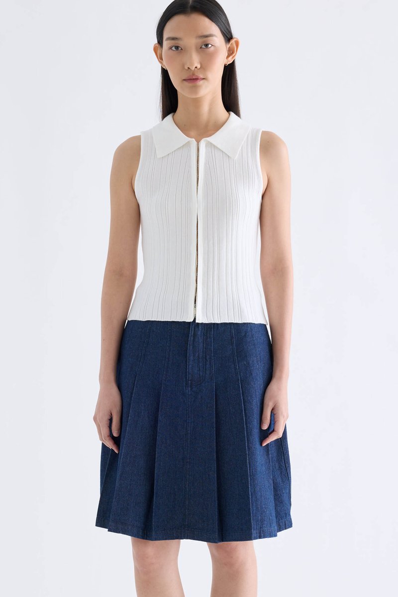 Amoryn Collared Knit Tank