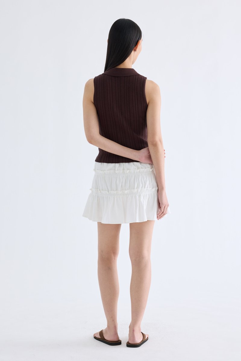 Amoryn Collared Knit Tank