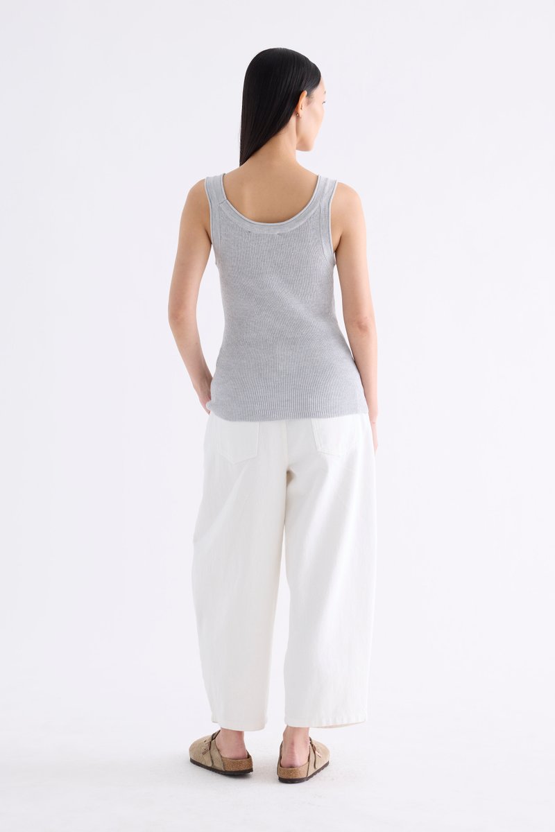 Kanery Scoop-Neck Rib Tank