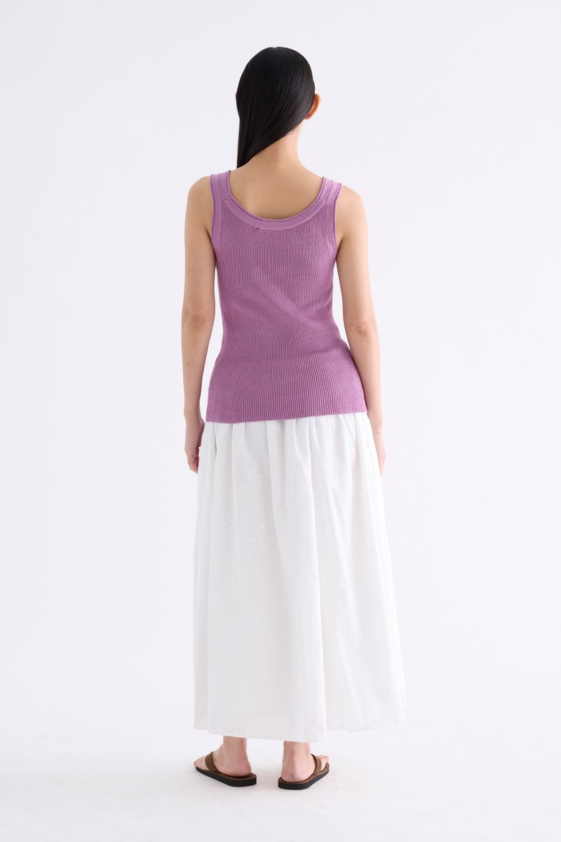 Kanery Scoop-Neck Rib Tank