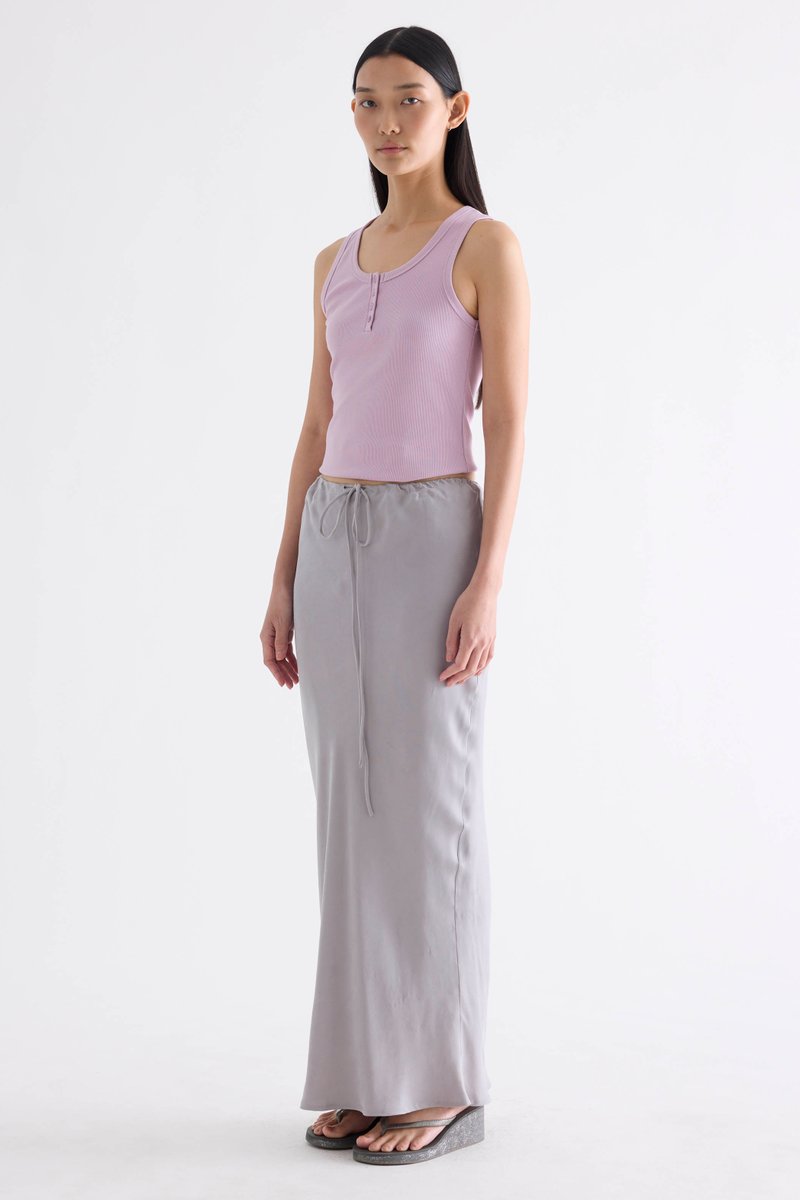 Tove Drawstring Bias Skirt