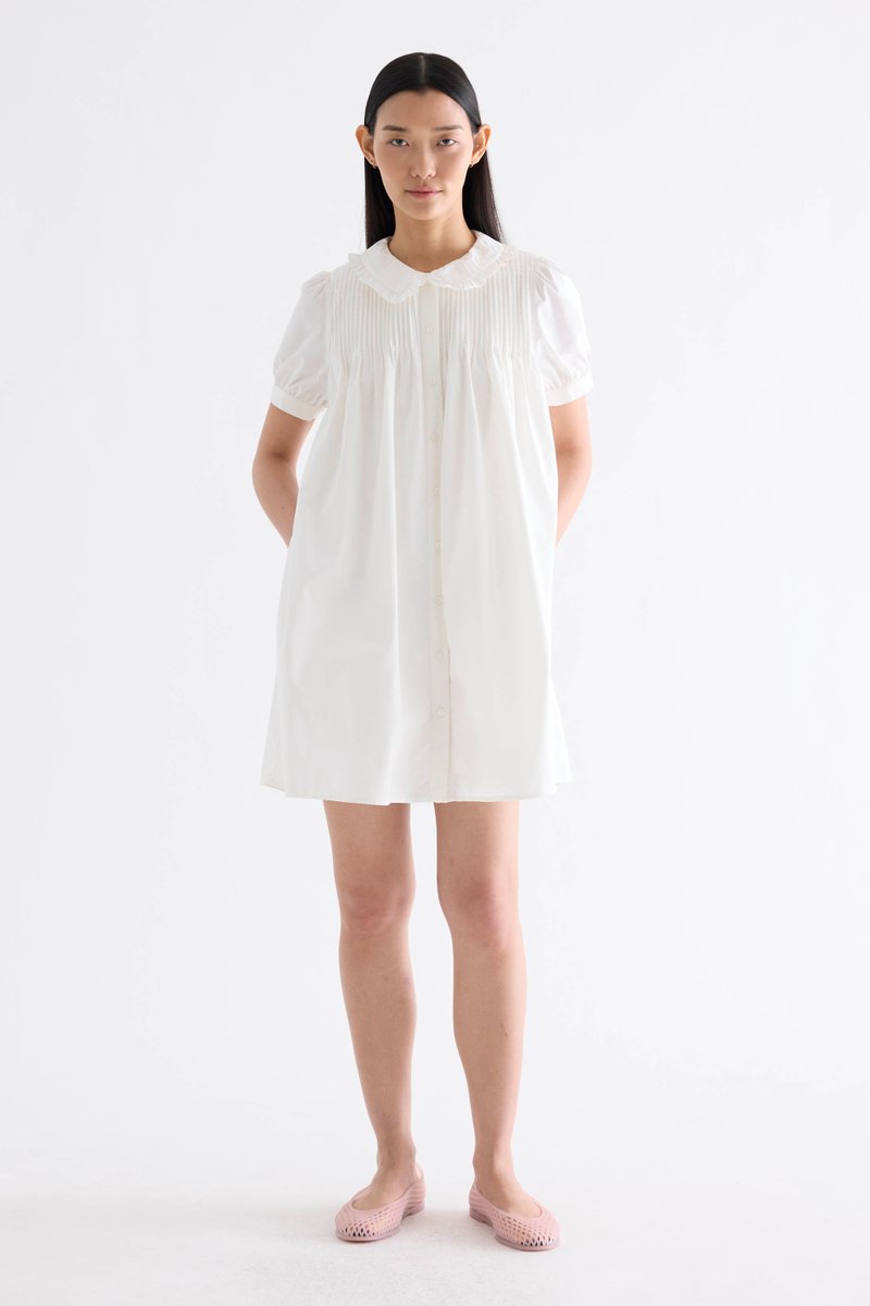 Merene Pin-Tuck Dress