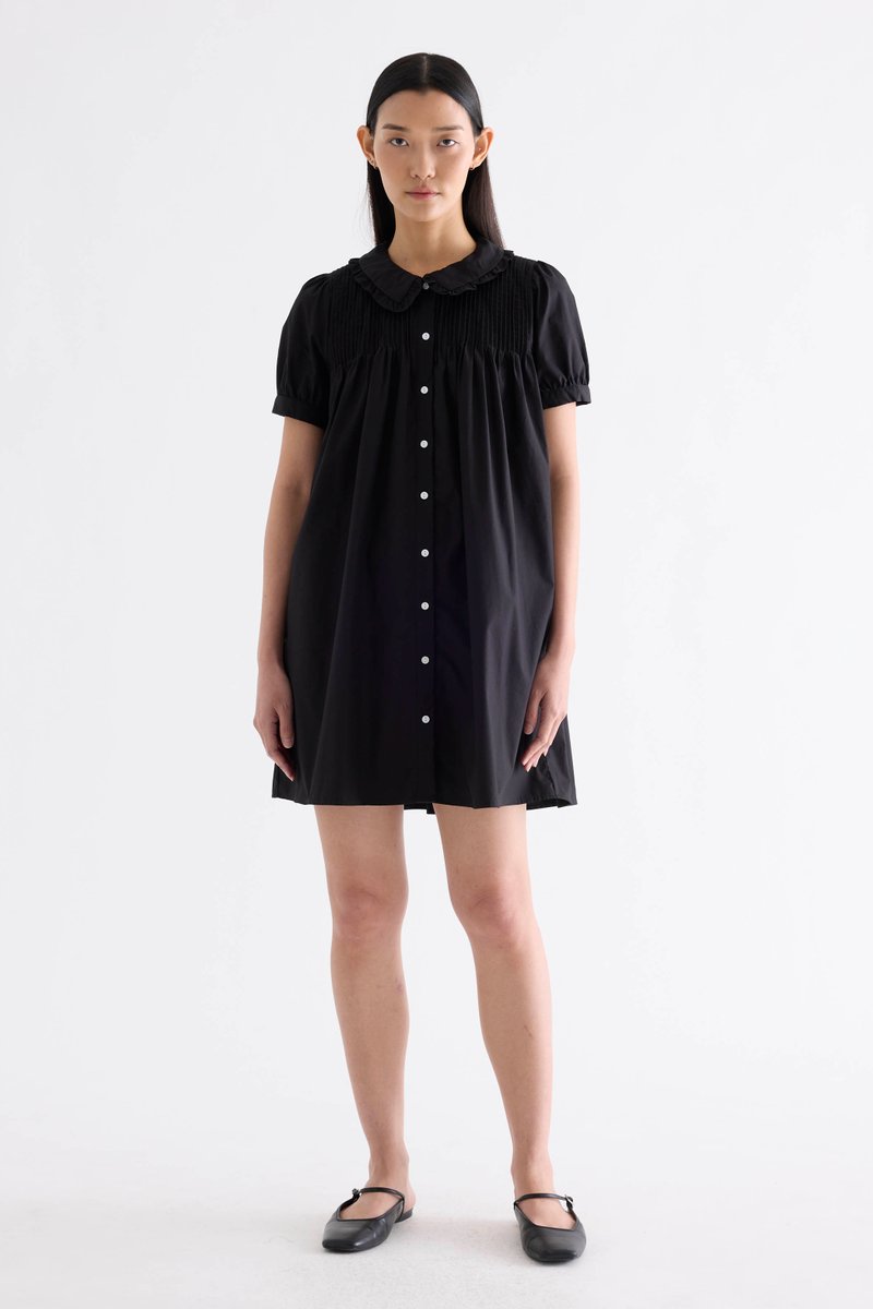 Merene Pin-Tuck Dress