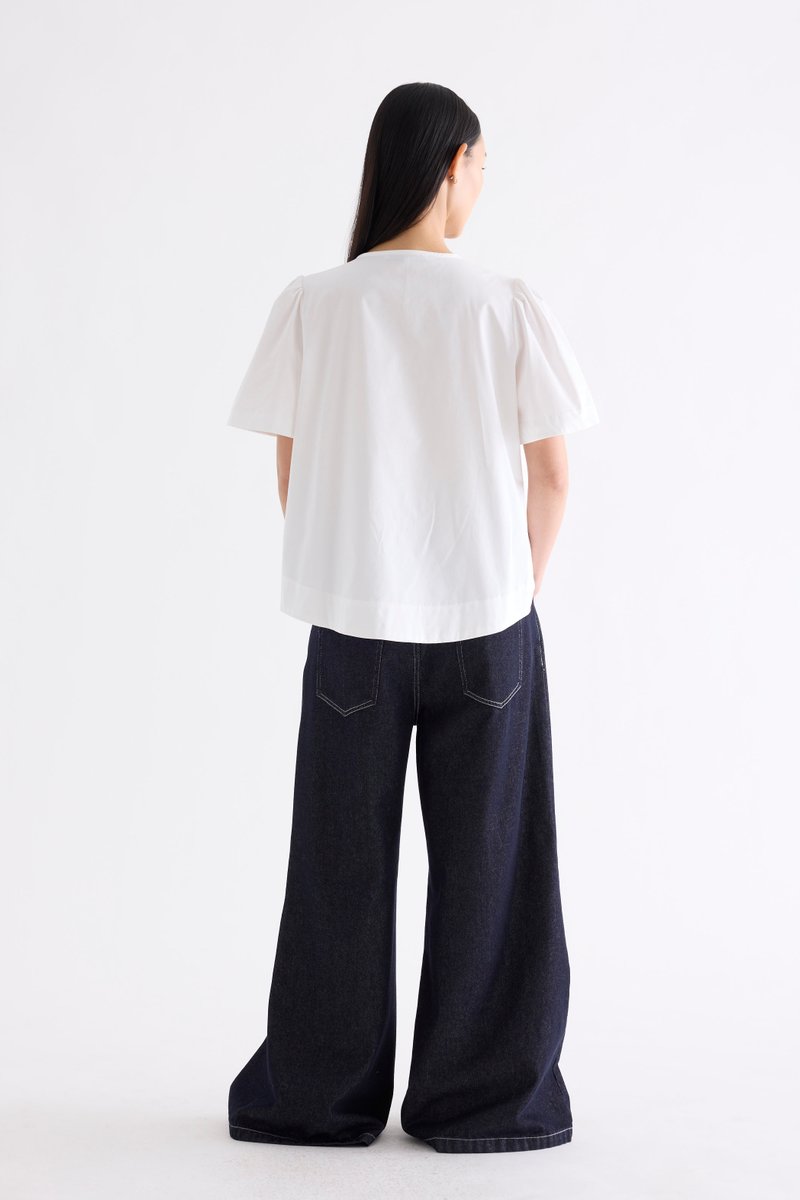 Selene Front-Tie Blouse