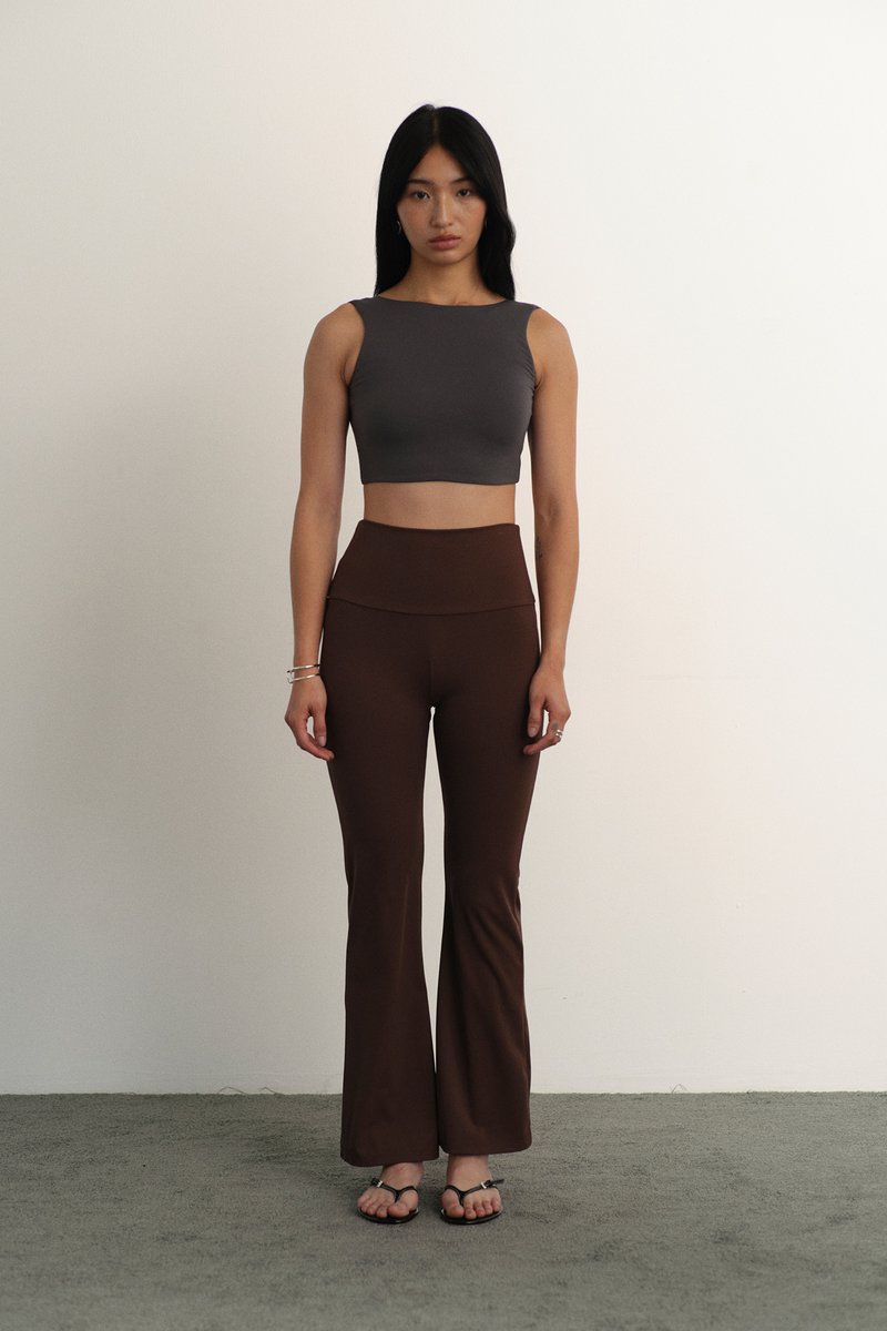 High Rise Flare Pants