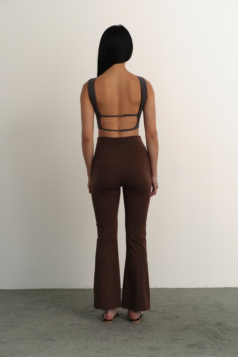High Rise Flare Pants