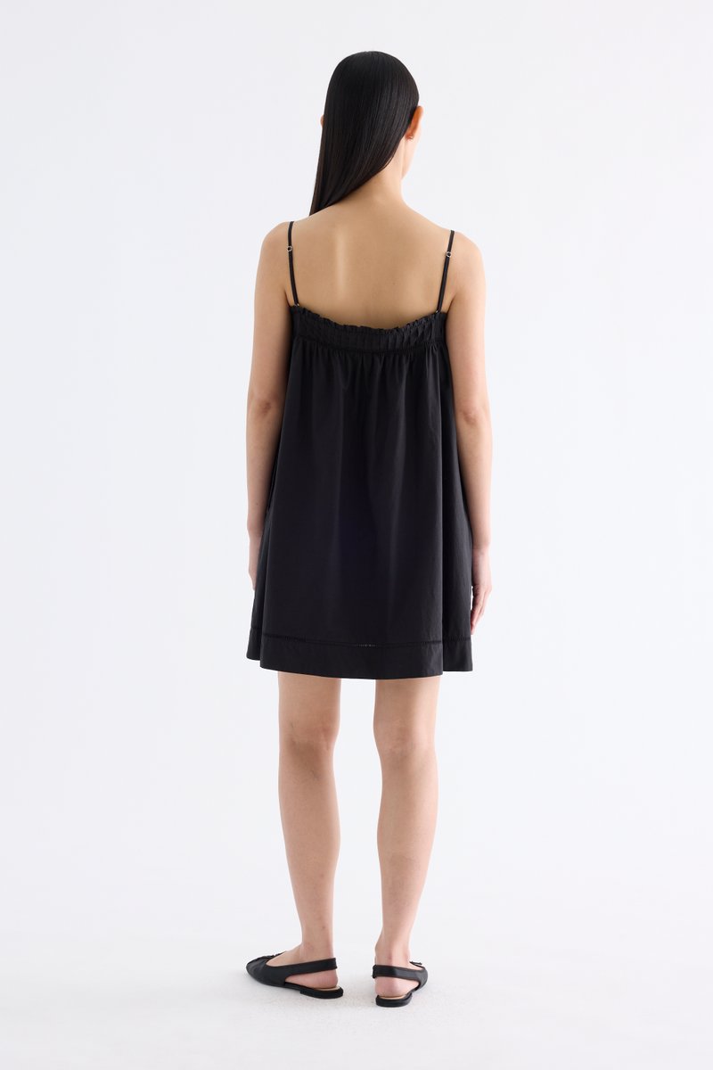 Amberlyn Pin Tuck Empire Dress