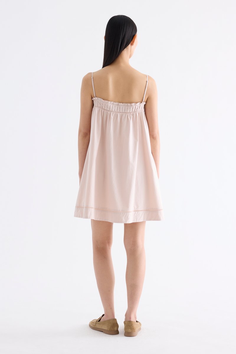 Amberlyn Pin Tuck Empire Dress