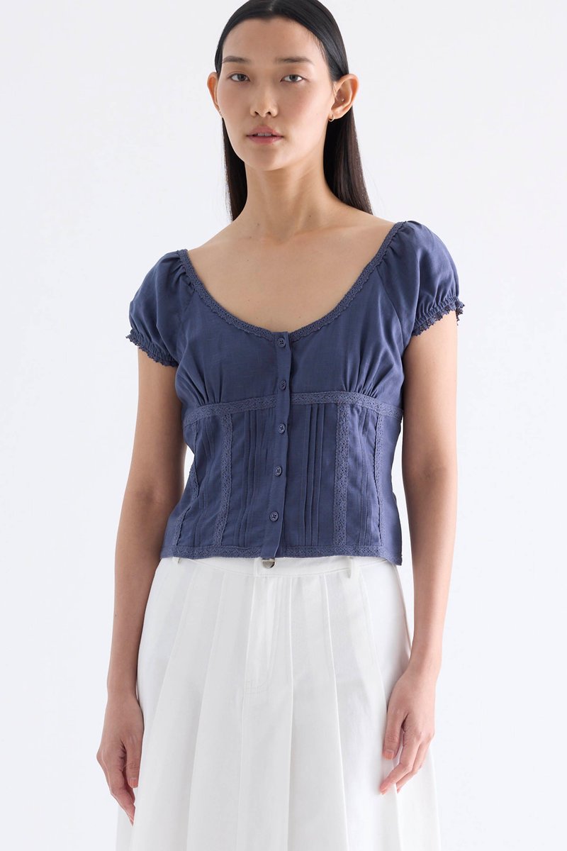 Hedda Button-Down Top