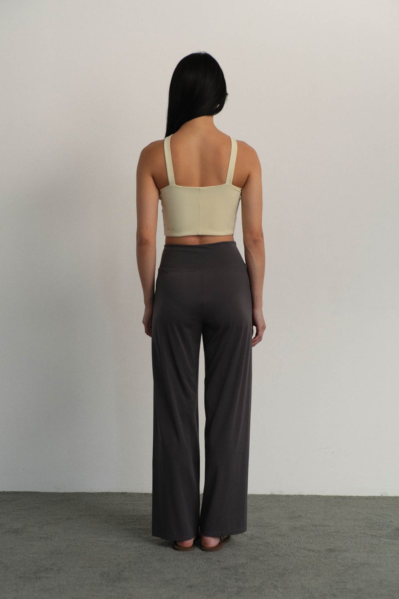 High Rise Wide Leg Pants