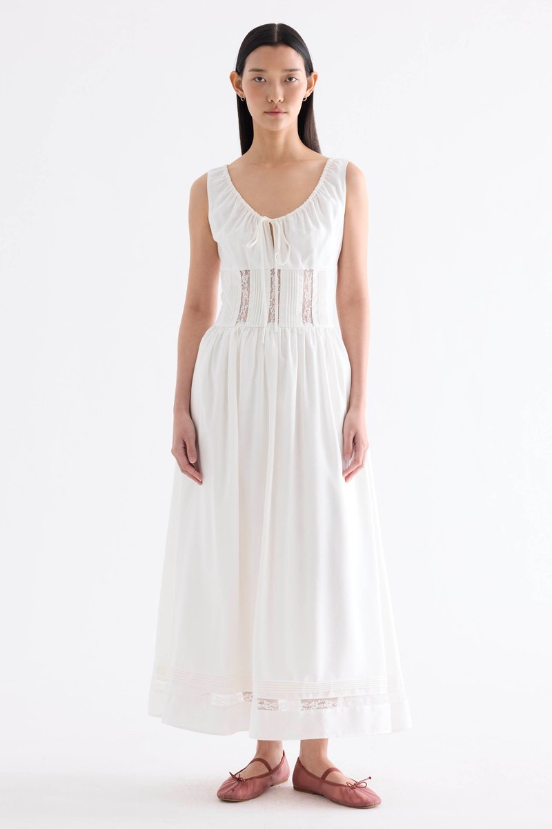 Brielle Lace Panel Dress