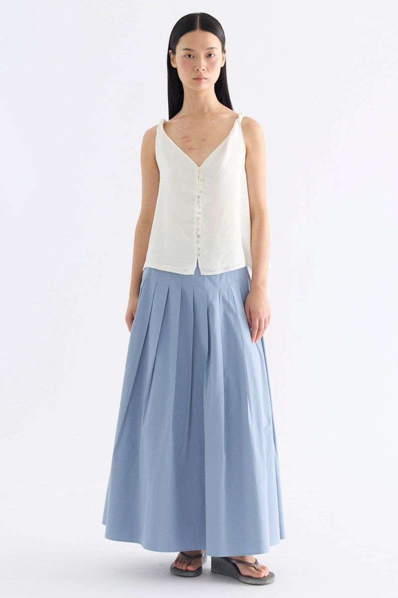 Sonia Pleated Full Skirt