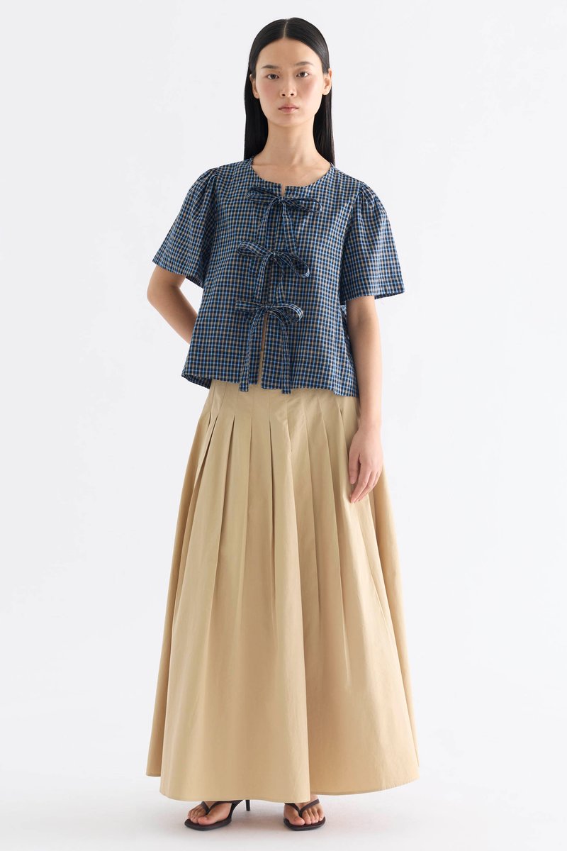 Sonia Pleated Full Skirt
