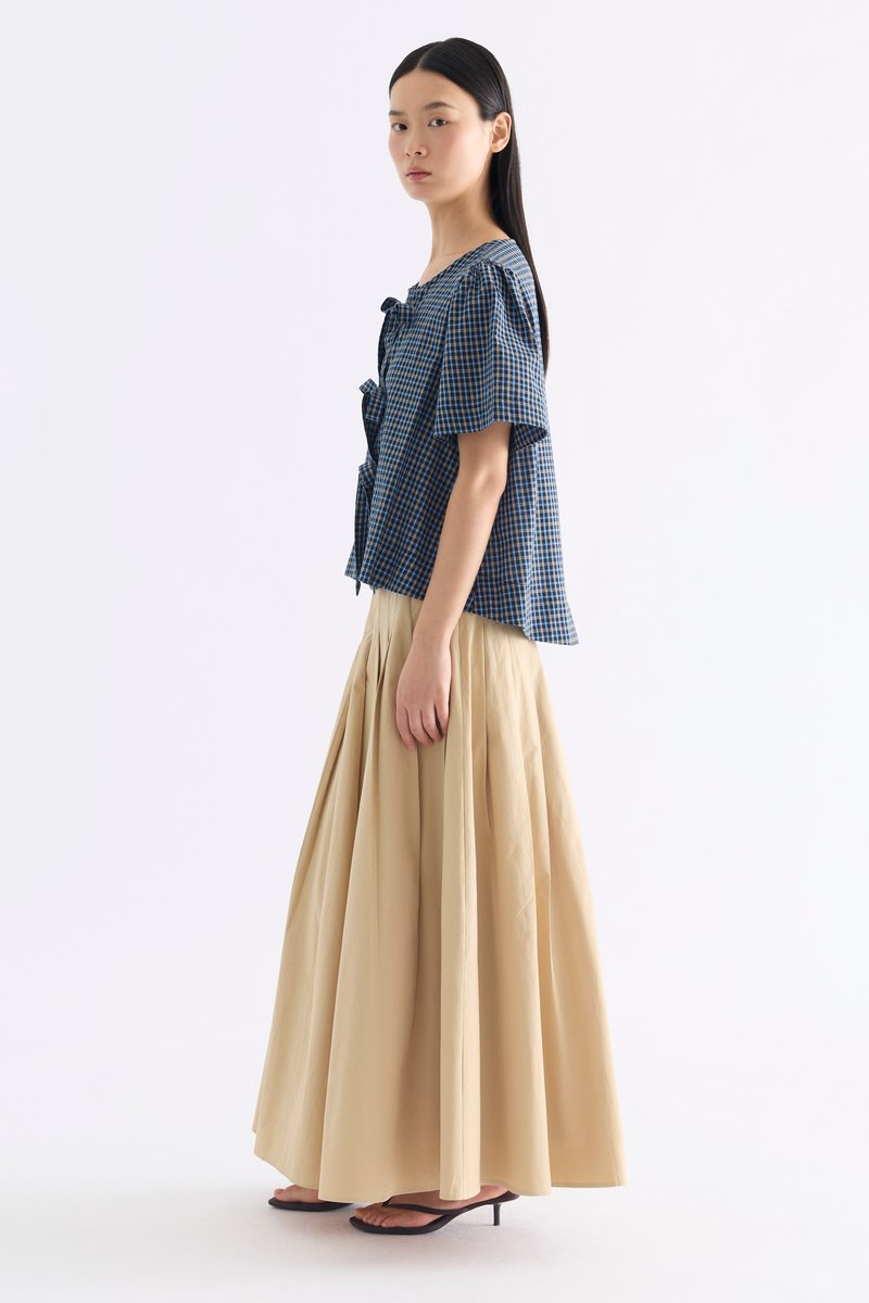Sonia Pleated Full Skirt