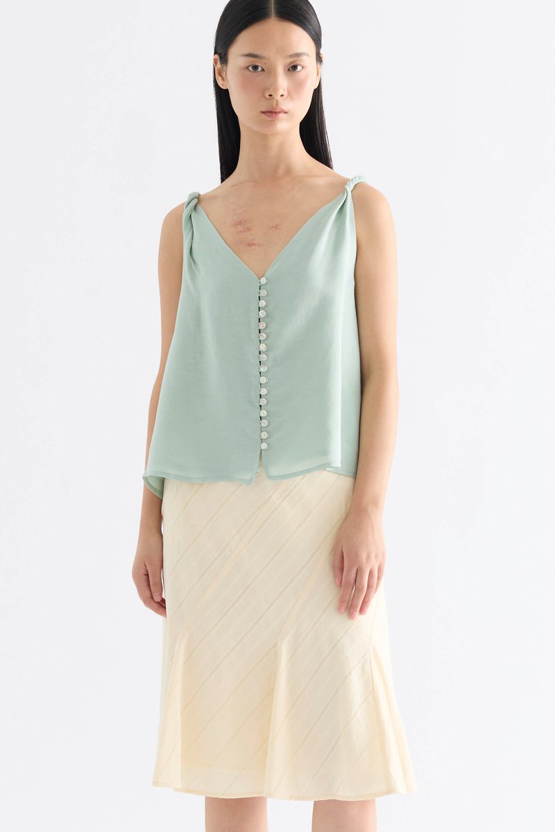 Zinnia Twist Strap Top