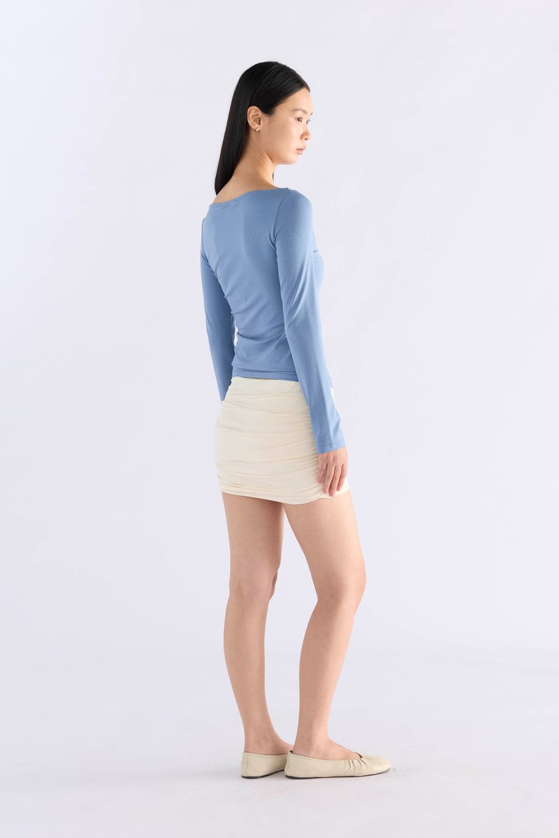 Sarah Ruch Stretch Mini Skirt