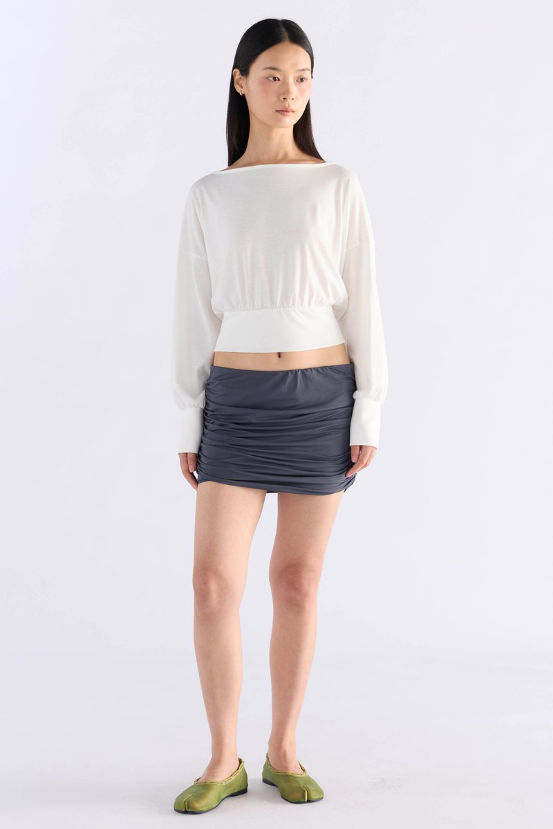 Sarah Ruch Stretch Mini Skirt
