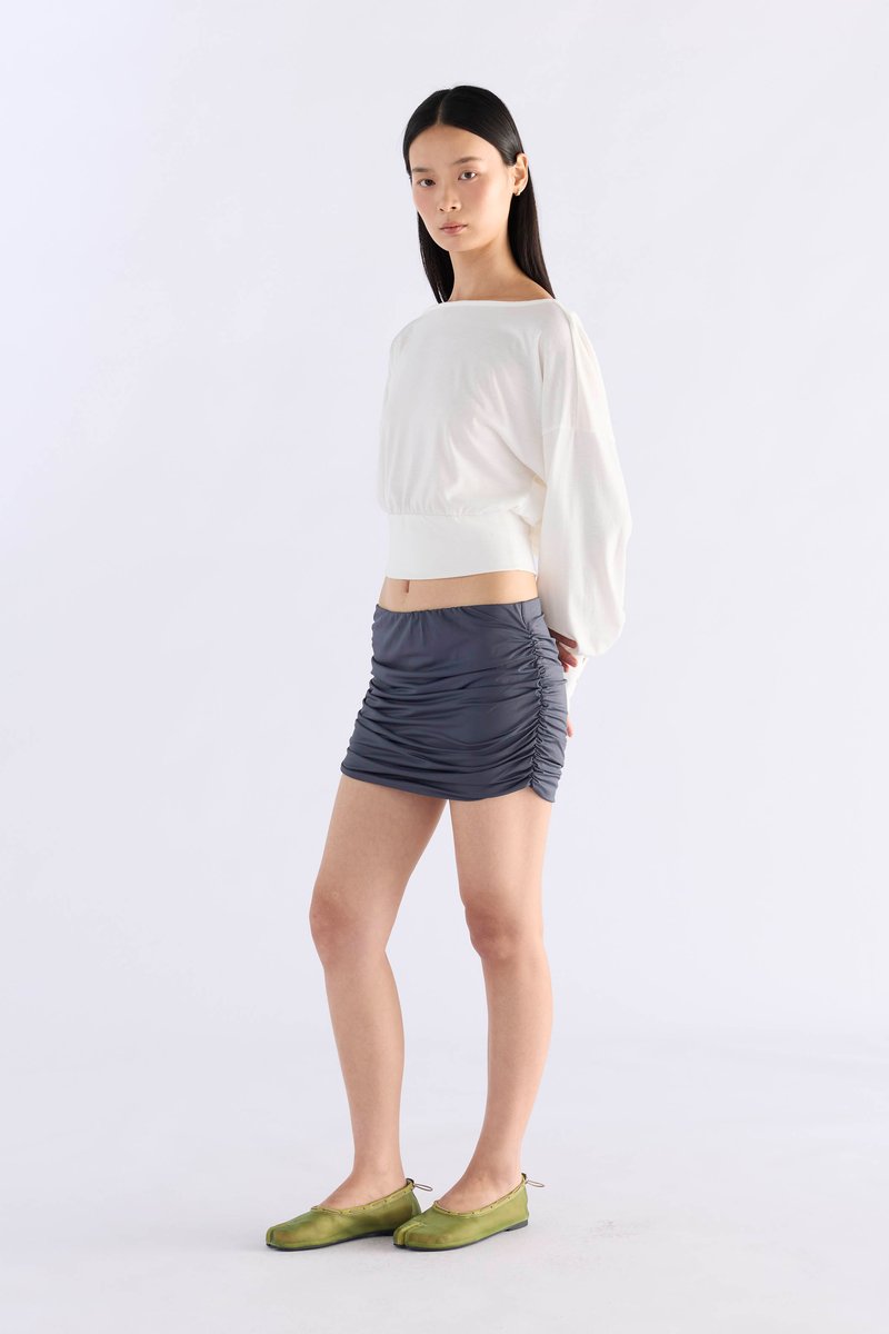 Sarah Ruch Stretch Mini Skirt