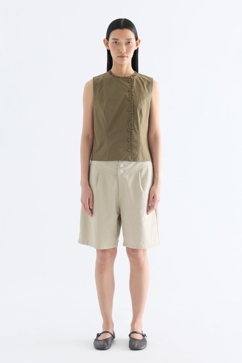 Gisella Ruffle-Trim Top