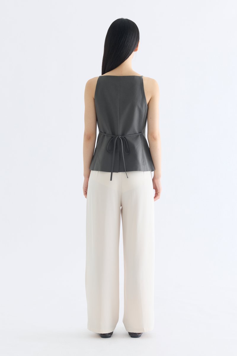 Tamie Straight Neck Waistcoat