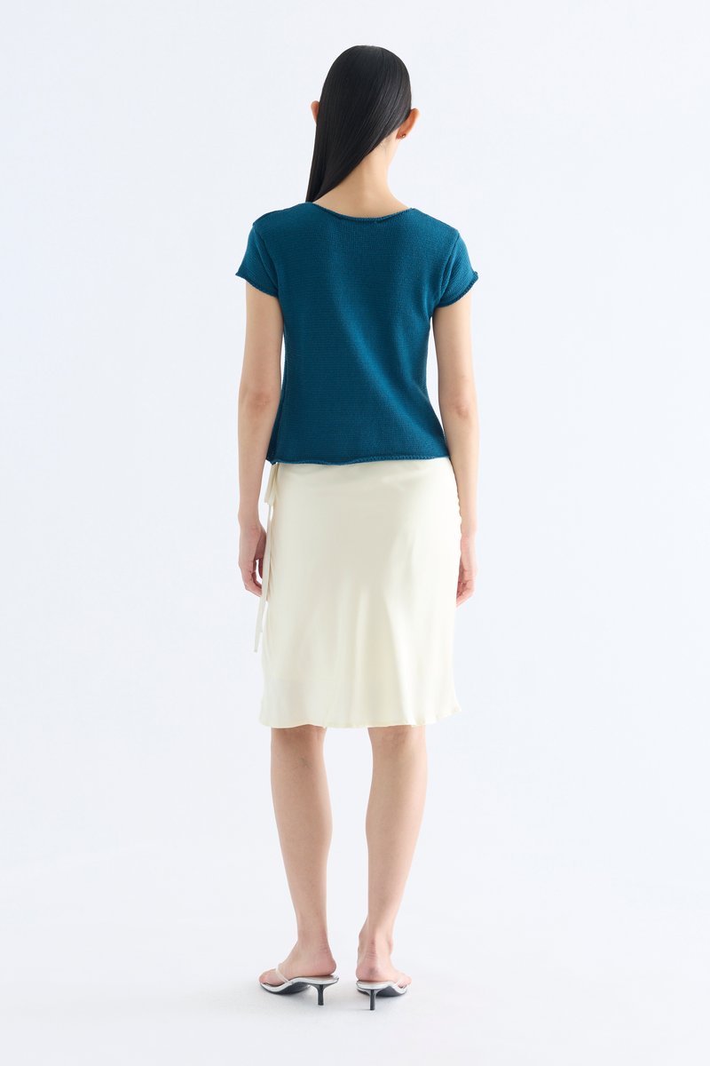 Kelyn Button-Down Knit Top